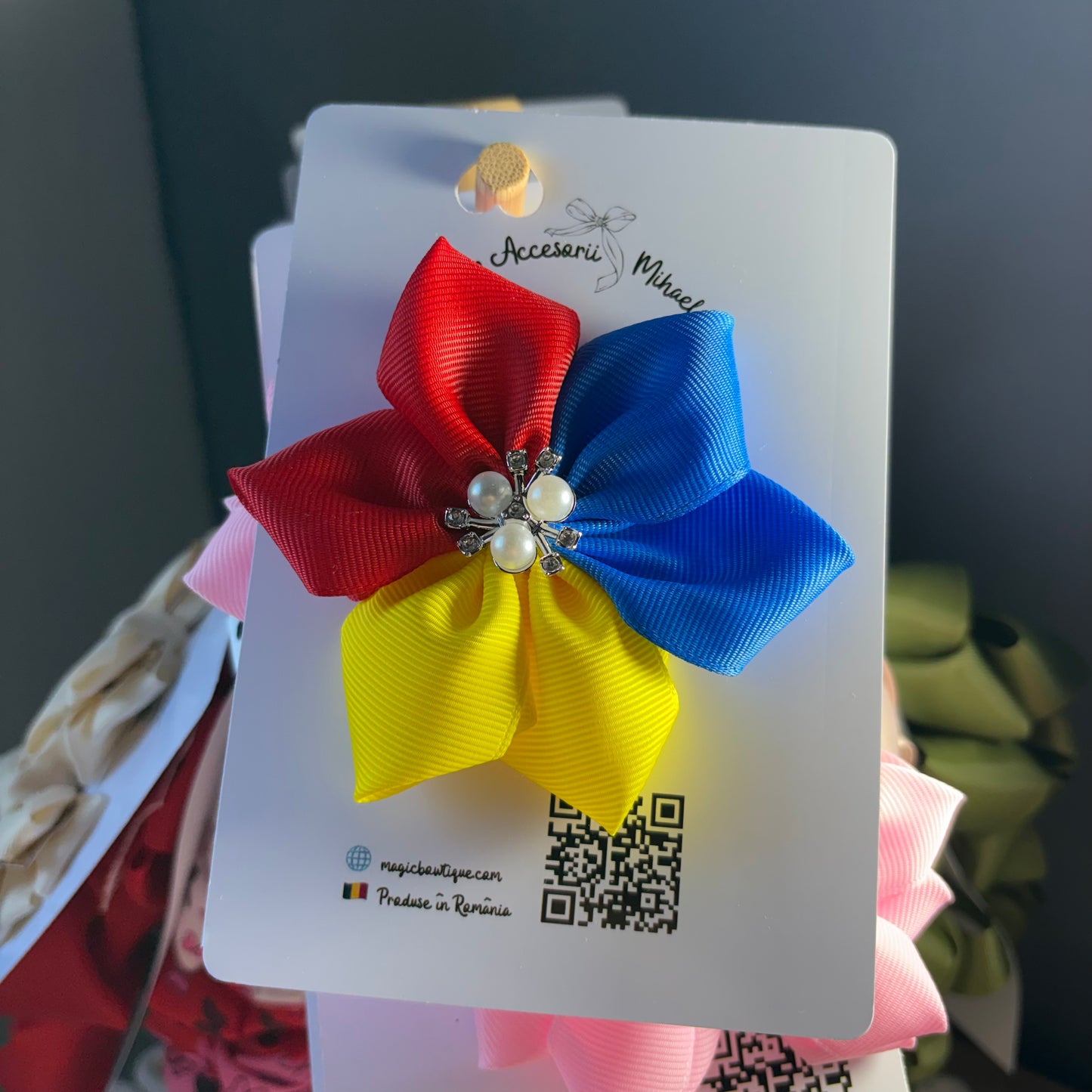 Accesoriu Floare 🇹🇩 Tricolor